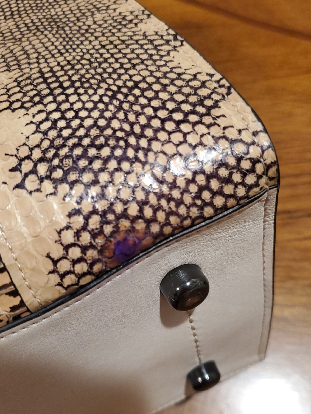 Coach Real Snakeskin Charlie Carryall Tote - Picture 15 of 15